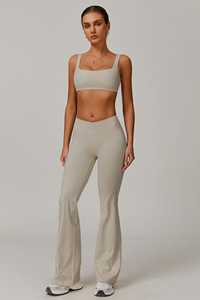 Meilleure vente Nude Maeve soutien-gorge de sport élégant encolure carrée et dos respirant séchage rapide haut Impact femmes Gym Fitness soutien-gorge de sport - Product Image 5