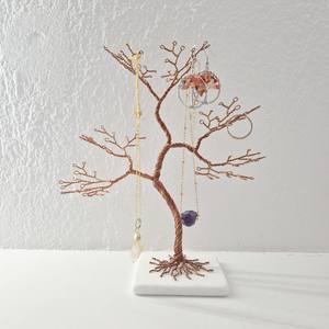 เครื่องประดับต้นไม้ทองแดงที่ทันสมัยขายส่งผู้ถือสร้อยข้อมือแท่นวางเครื่องประดับของขวัญวันเกิดสำหรับภรรยา - Product Image 1