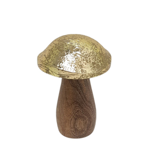 Meilleure vente sculpture décorative cactus en aluminium avec base rectangle en bois laiton brut EPL décor de bureau à domicile et de salon - Product Image 4