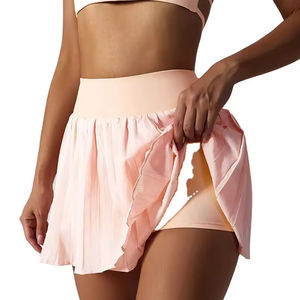 กระโปรงเทนนิสผ้าไนลอนเนื้อนุ่มสำหรับเล่นกอล์ฟเล่นยิมกระโปรงสั้นสำหรับเล่นเทนนิสผ้าคอตตอนแห้งเร็วออกแบบได้ตามต้องการ - Product Image 2