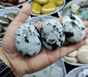 Pierre de lave-lune arc-en-ciel, pierre de palmier, vente en gros - Product Image 4