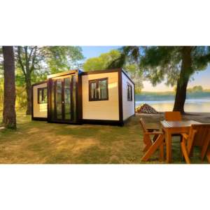 J. Carter <b>Pod</b> 10ft Expandable Wooden Container <b>Home</b> 1 Bedroom <b>Tiny</b> Portable Prefab Unit for Bathroom Use - Product Image 1
