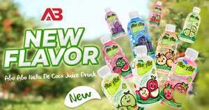 ABO ABO Fruit Juice Drink with Nata de Coco 320ml OEM ODM Private Label <b>Beverage</b> Soft Drinks from A&B Vietnam Wholesale - Product Image 3