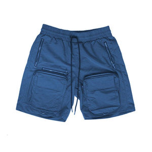 Men's Cotton <b>Shorts</b> <b>with</b> Custom Logo Breathable Mid Waist Casual Style Front Utility <b>Zipper</b> <b>Pockets</b>-Wholesale - Product Image 3