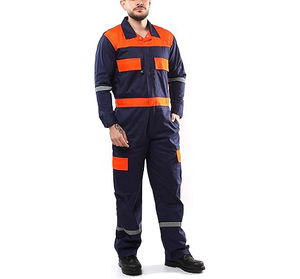 Kolossus <b>Men</b> Work Coveralls Anti-Static Enhanced Long Sleeve Blended <b>Jumpsuit</b>-Cargo Pockets Plenty Storage-Zippered - Product Image 1