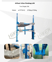 Plateforme élévatrice de stationnement à trois niveaux, robuste, 3200 kg (7000 lb), 4000 kg (9000 lb), rampe de garage, élévateur de stationnement pour véhicules