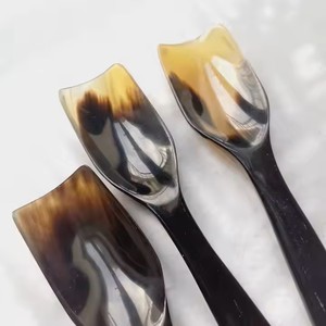 Cuerno de búfalo natural hecho a mano, palillos ecológicos, juego de cucharas, diseño moderno, decoración sostenible para el hogar y la boda, cubiertos - Product Image 2