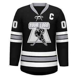 Maillot de hockey sur glace de haute qualité, best-seller, 100% polyester, respirant, écologique, antibactérien, confortable - Product Image 5