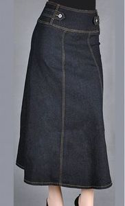 Faldas largas de mezclilla un armario Looks esenciales con faldas largas de mezclilla clásicas Boho Meets Casual Faldas largas Inspiración - Product Image 2