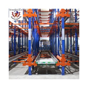Venta al por mayor Radio Shuttle Pallet Rack System Protección contra la corrosión Acero Almacén Almacenamiento Garaje Estantes Precio competitivo - Product Image 3
