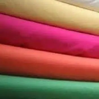 Pabrik langsung kain katun poli kustom hasil akhir lembut berat diproses untuk tirai tempat tidur dan kain pelapis