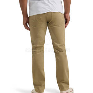 Jeans pour hommes de qualité supérieure, légers, en toile, taille mi-haute, avec logo et couleur personnalisés - Vente en gros - Product Image 3