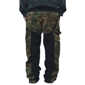 Vente chaude Pantalon Cargo Personnalisé pour Hommes Six Multi-Poches Cordon Gym Fitness Pantalon de Survêtement Décontracté Streetwear Léger Foncé - Product Image 4