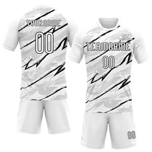 เสื้อฟุตบอลฝรั่งเศส โพลีเอสเตอร์ 100% ลดราคาพิเศษ พร้อมโลโก้ทีมแบบกำหนดเอง ชุดฟุตบอลขายดีจากซัพพลายเออร์ปากีสถาน - Product Image 5