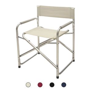 Sedia da Regista Portatile con Braccioli, Telaio in Alluminio, Sedia da Spiaggia Moon in Tessuto Oxford per Campeggio, Pesca e Attività all'Aperto - Product Image 1