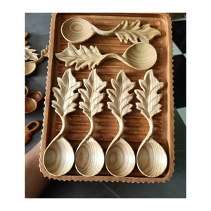 Hot Selling Natural <b>Wooden</b> Kitchen Spoon Solid Spoon <b>Cooking</b> <b>Utensils</b> - Product Image 3