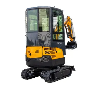 China New TLTCM Tce18 1.8ton Shandong Household Quick Hitch Parts Buckets Garden Small Micro Excavator Machines For Sale