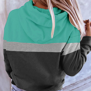 เสื้อฮู้ดถักแบบมีกระเป๋าสำหรับผู้หญิงเสื้อฮู้ดสำหรับผู้หญิงโอเวอร์ไซส์ผลิตจากโรงงาน - Product Image 5