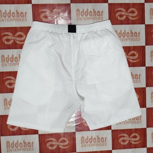 Short coupe-vent décontracté en polyester d'été pour hommes Short en nylon personnalisé en polyester à taille élastique avec poches pour hommes - Product Image 5