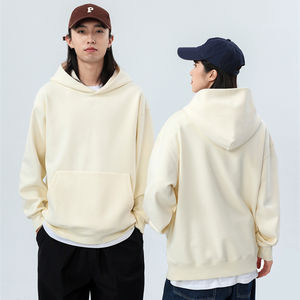 เสื้อสเวตเตอร์แบบสวมหัวมีฮู้ดสำหรับผู้ชายเสื้อสเวตเตอร์ฤดูหนาวแบบลำลองมีกระเป๋าด้านหน้าพิมพ์ลายย้อมสีเรียบ - Product Image 6