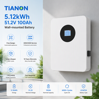 Batterie au lithium 8 kWh montée en rack 25,6 V 314 Ah avec BMS intelligent pour stockage résidentiel hors réseau et villas