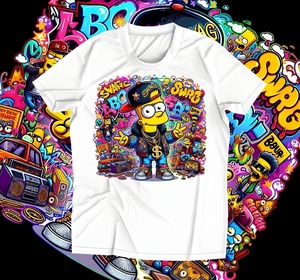 T-shirts pour hommes T-shirt en coton à imprimé graphique Casual Comfortable Unisex 100% cotton Trendy Graphic Tees Wear - Product Image 5