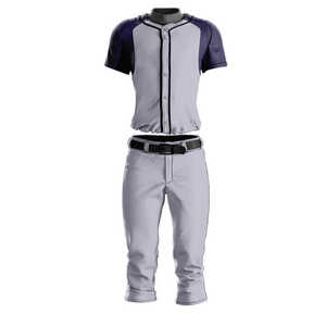 Maillot de baseball en polyester personnalisé de haute qualité, nouveau style, uniforme, coupe classique, ensemble cousu - Product Image 1