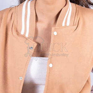 Chaqueta con letras de gran tamaño para mujer de alta calidad, tela de punto de algodón/nailon duradera, ropa de abrigo de invierno transpirable ecológica - Product Image 4