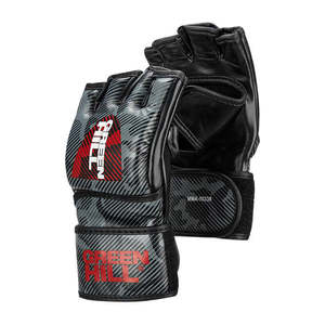 Guantes de Boxeo de Medio Dedo Warriors MMA, 12 oz, Cuero Sintético con Cierre de Cordones en la Muñeca, Logotipo Personalizable - Product Image 3