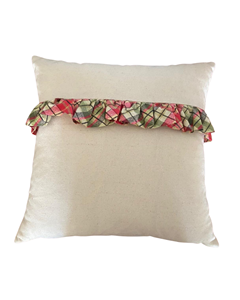 Almohada Decorativa Redonda y Cuadrada de Lino Tejido con Dibujos Animados para Cuarto Infantil, Hecha a Mano, Portátil, Lavable, Resistente a las Manchas, con Volantes - Product Image 3