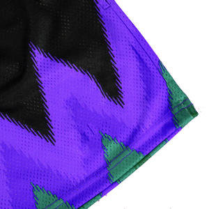 High Quality 100% Polyester Mens Sublimation mesh shorts Tracksuit Shorts Double <b>Layer</b> Mesh Casual Style with Drawstring Closure - Product Image 2