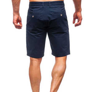 2025 nouvelle vente Short de golf Double couche 100% coton uni personnalisé Sublimation impression brodé Street Wear bouton décontracté - Product Image 2