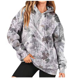 Sweats à capuche imprimés pour femmes avec des couleurs vives Sweats à capuche imprimés classiques pour femmes pour les looks de week-end - Product Image 1