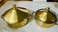 Couvercle de marmite en acier inoxydable de qualité supérieure, design moderne doré, écologique, chauffe-plats, compatible gaz et induction, 24 cm, avec poignée
