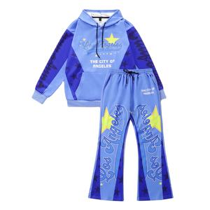 Survêtements pour hommes dtg dtf imprimé survêtement de gym moderne deux pièces slim fit tenue de jogging décontracté athlétique polyester 2025 - Product Image 1