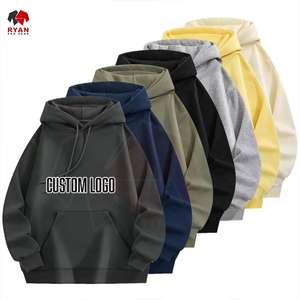 Sweats à capuche unis pour l'impression de pulls décontractés en gros pour hommes et femmes Comfort Fit - Product Image 1