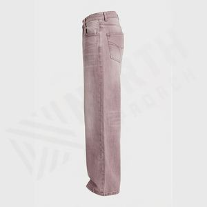 Best Quality <b>Men's</b> Denim <b>Jeans</b> Casual Loose Fit Mid <b>Waist</b> Straight Pants Winter Autumn Quick Dry Premium Trousers - Product Image 3