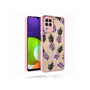 Glossy Nora Series Custom Patterned Silicone <b>Phone</b> Case for Samsung for Galaxy A22 4G Soft Silicon PC Material Camera Protection - Product Image 1