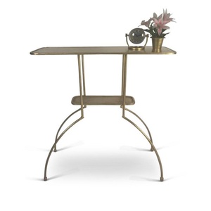 Mesa de consola con diseño de anillo y tapa de mármol - Product Image 5