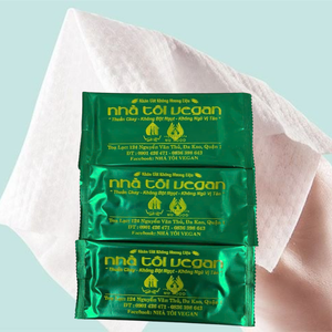 High End Wet <b>Cleansing</b> <b>Wipes</b> Soft and Gentle Individually Packed in Vietnam for Service and Dining - Product Image 1
