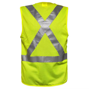 Gilet de sécurité pour travaux de construction d'ingénieurs Gilet décontracté à poches multiples pour l'extérieur Gilet en toile pour vêtements de travail - Product Image 5
