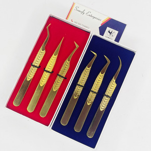 Pinzas de aislamiento de acero inoxidable antiestáticas mejor calificadas OEM 500 + estilos para extensiones de pestañas - Product Image 6