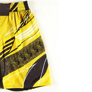 Shorts de combat MMA personnalisés avec logo sur le devant, taille élastique en satin, imperméables, respirants, séchage rapide, athlétiques - Product Image 2
