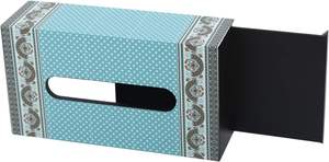 Caja de pañuelos de alta calidad o servilletas interior y exterior MDF esmalte sala de estar y dormitorio decoración por HF CRAFTS - Product Image 3