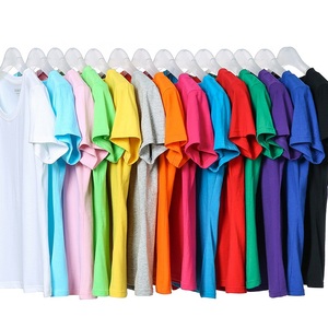 Precio barato 180gsm Color puro 100% algodón manga corta logotipo personalizado impresión hombres mujeres Unisex algodón camiseta para hombres - Product Image 1