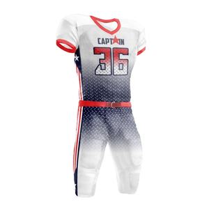 Maillots de football américain pour adultes de haute qualité, à manches courtes et à motifs imprimés, pour l'entraînement - Product Image 1