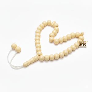 Rosario Islámico de Resina Ecológica de Alta Calidad, Diseño Redondo y Liso, Ligero, para Zikr y Uso Espiritual - Product Image 5