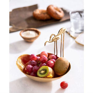 Ustensiles de cuisine Dessert Bol de service alimentaire 3 en 1 Vaisselle élégante Décorative en métal poli miroir Idéal pour les événements Hôtels Meilleure utilisation - Product Image 5