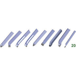 OEM Customizable Carbide Turning <b>Tool</b> 9789G 20 Assorted Lathe <b>Tools</b> PVD Coated <b>Cutting</b> <b>Tools</b> for Steel Workpiece HRC Hardness - Product Image 1