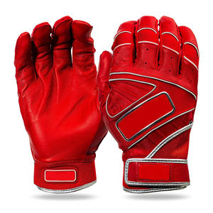 Guantes de bateo de béisbol de construcción de cuero de primera calidad hechos con cuero duradero de alta calidad para guantes de bateo de agarre superior - Product Image 1